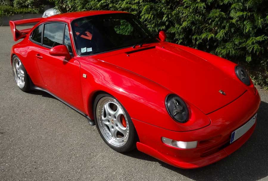 jet set cars garage indépendant Porsche 993 RS 95 rouge indien 01