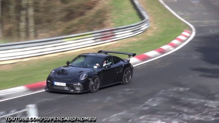 Spyshots – Vidéo de la future 911 GT3 RS (991 MK2) sur le circuit du Nürburgring