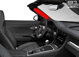 airbag localise dans montant porsche 911 cabriolet 02 696