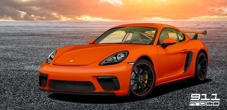 Exclusivité : Le futur « Cayman » 718 GT4 RS imaginé par 911andCo