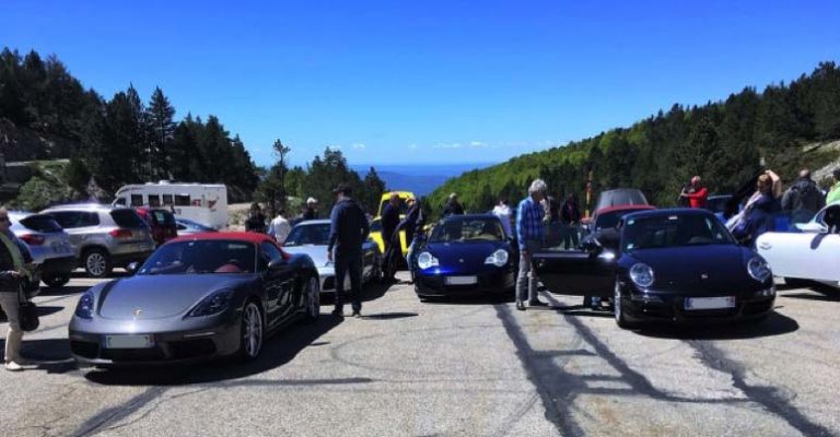 Le Porsche Club Roussillon à la découverte du Vaucluse