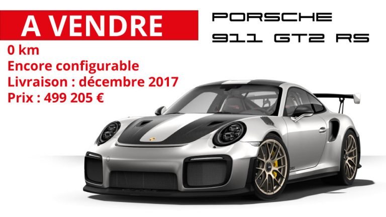 Nouvelle Porsche 911 GT2 RS : la spéculation démarre avant même sa livraison !!!