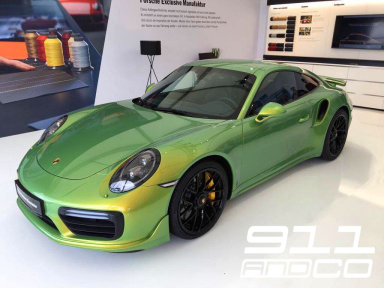 Facturée plus de 80 000 €, la peinture de cette 911 Turbo S est unique !