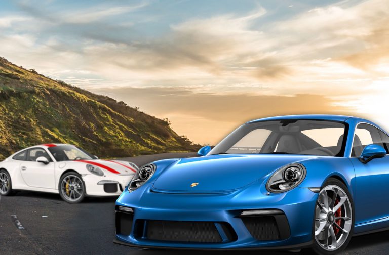 Comparatif : Porsche 911 GT3 pack Touring Vs. 911 R…