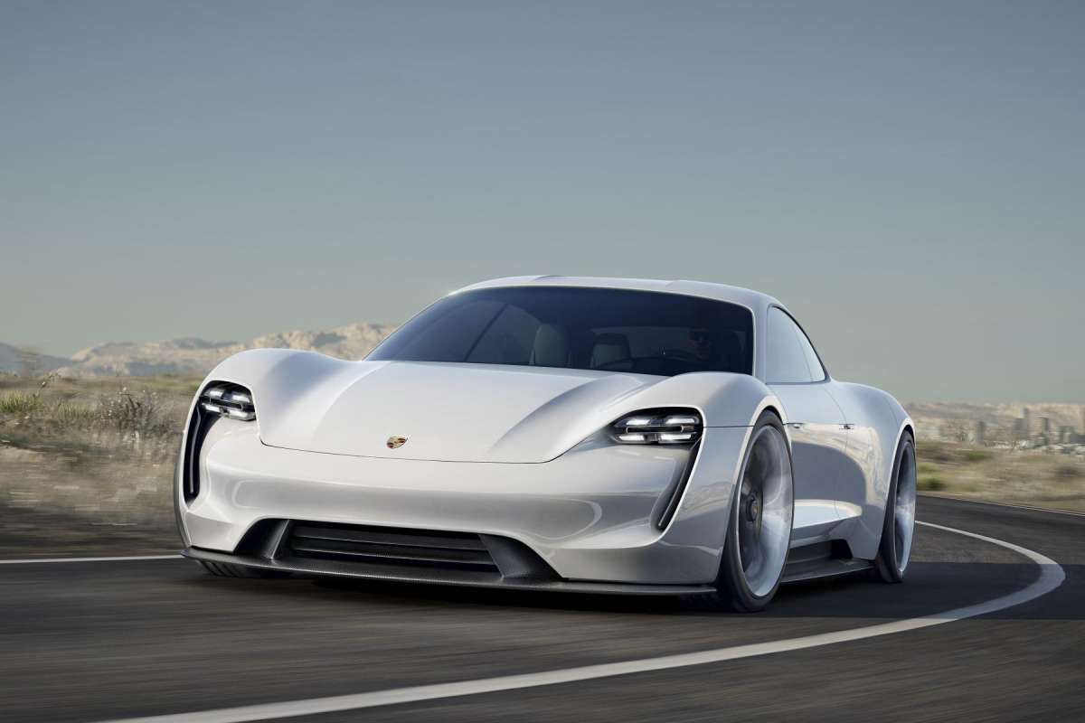 Porsche Mission E concept car 2015