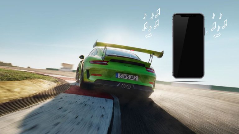 La nouvelle Porsche 911 GT3 RS en sonnerie sur votre Iphone en – de 5 minutes