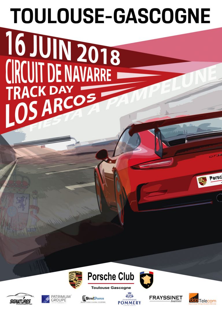 Porsche Club Toulouse : sortie circuit Los Arcos le 16 juin 2018