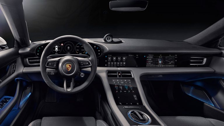 Voici l’intérieur de la Porsche Taycan