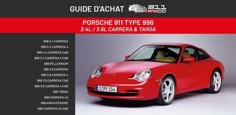 Guide d’achat – Les Porsche 911 Type 996 3.4L et 3.6L de 1998 à 2005