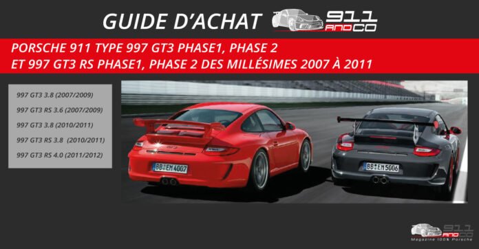 guide achat porsche 911 Type 997 GT3 et 997 GT3 RS